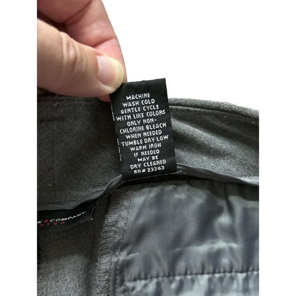 New York & Company Pants Womens 2 Tall Gray Wide Leg Stretch Dress Office Wear - Picture 4 of 8